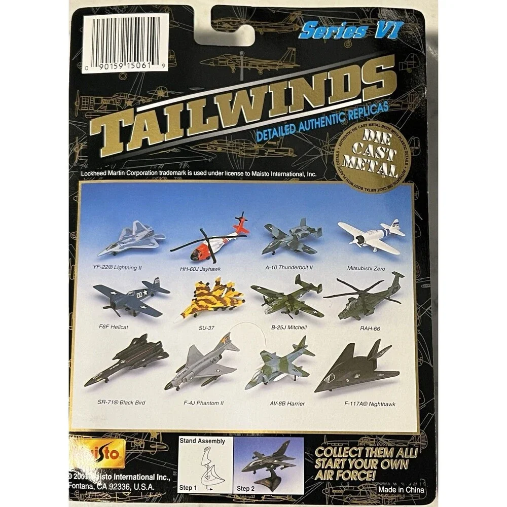 VINTAGE 1998 MAISTO TAILWINDS DIECAST A-10 THUNDERBOLT I WARTHOG